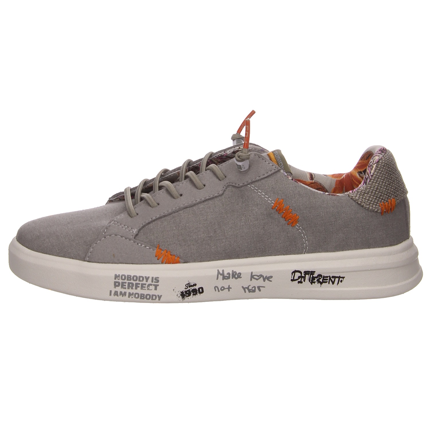 Fusion Fusion Alex washed canvas light grey