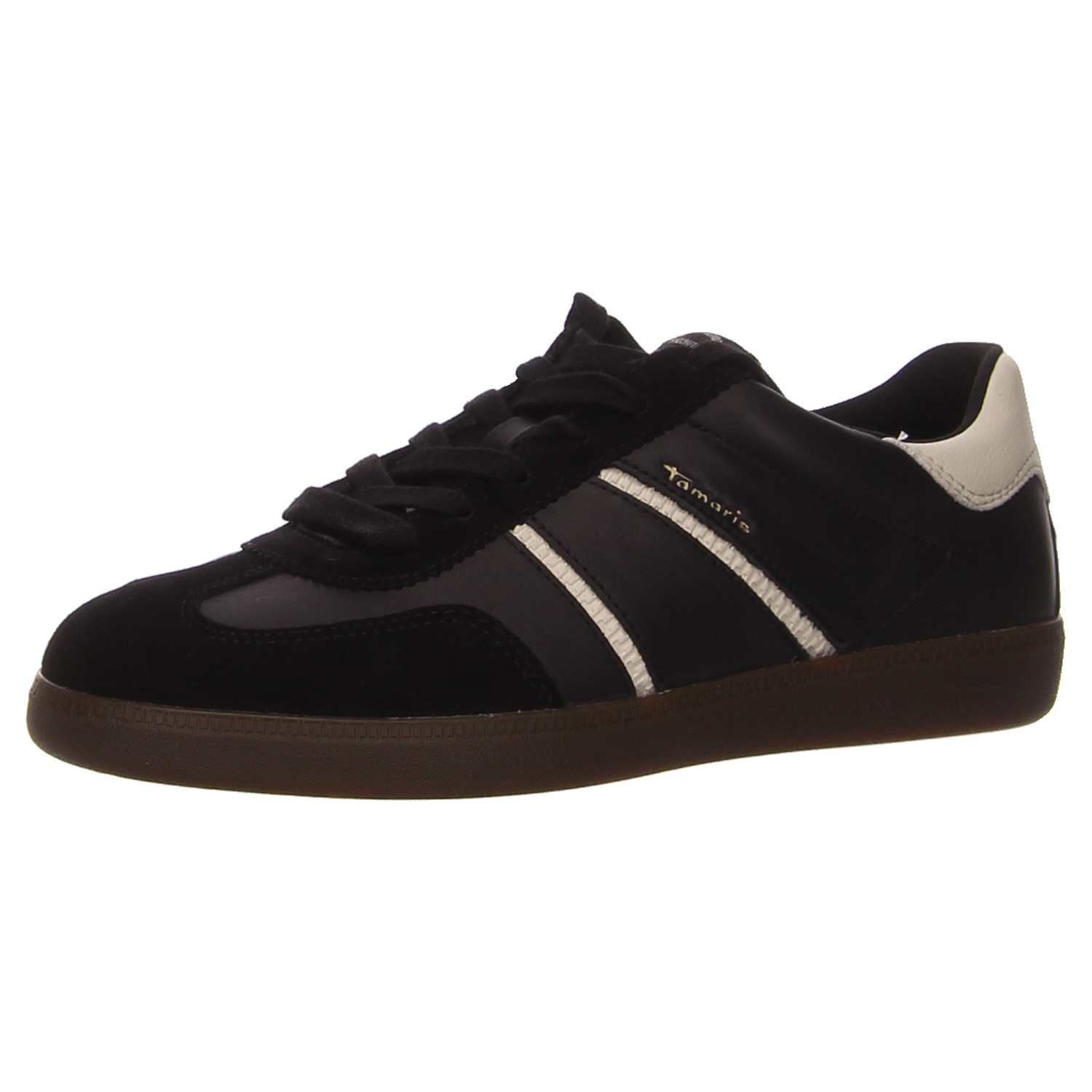 Tamaris Schnürhalbschuh taupe