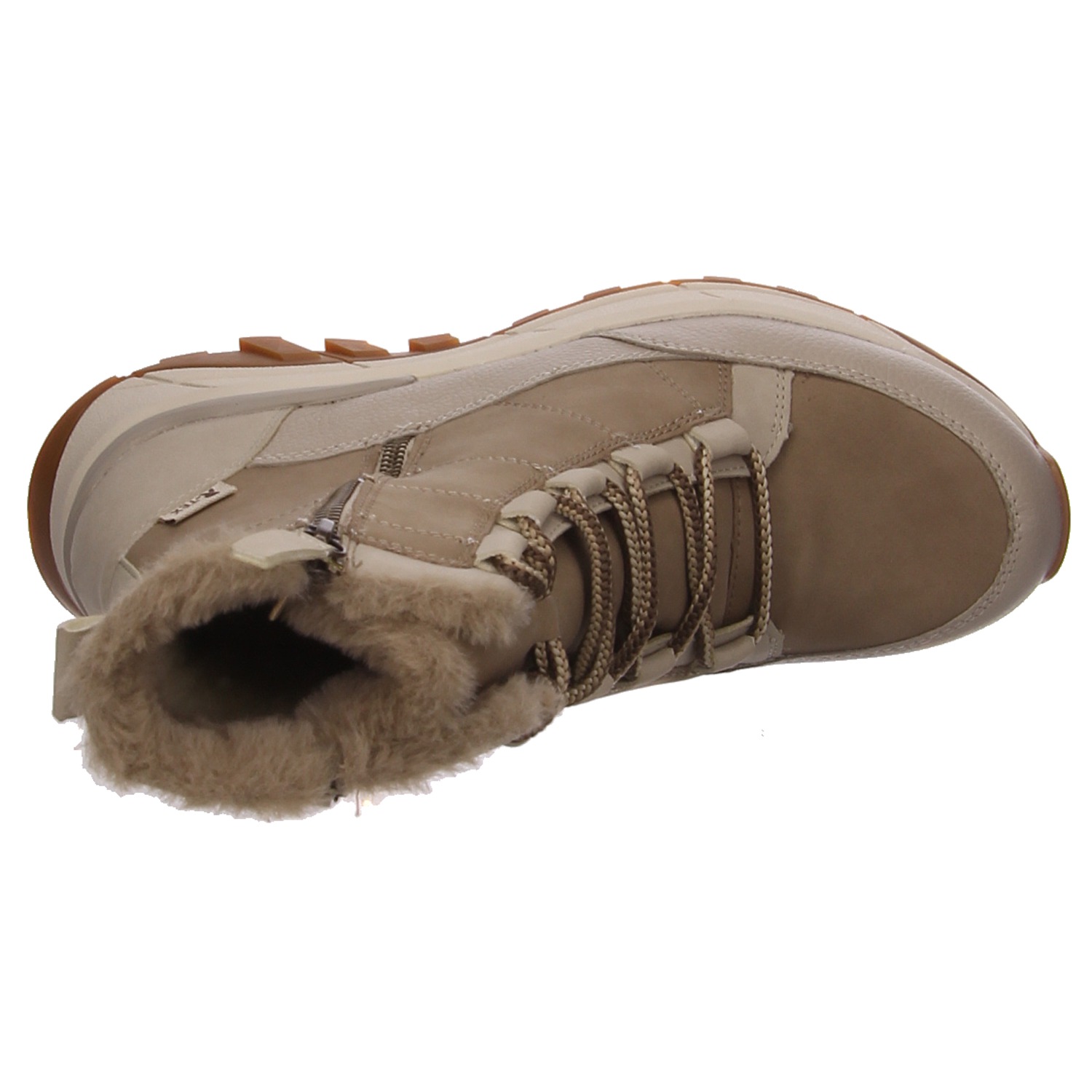 Rieker Schnürstiefel beige Rieker Schnürschuhe W0071-20