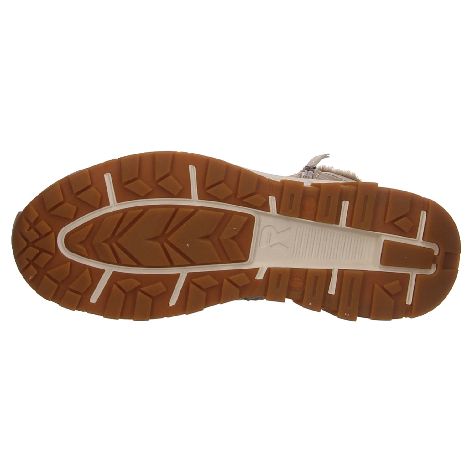 Rieker Schnürstiefel beige Rieker Schnürschuhe W0071-20