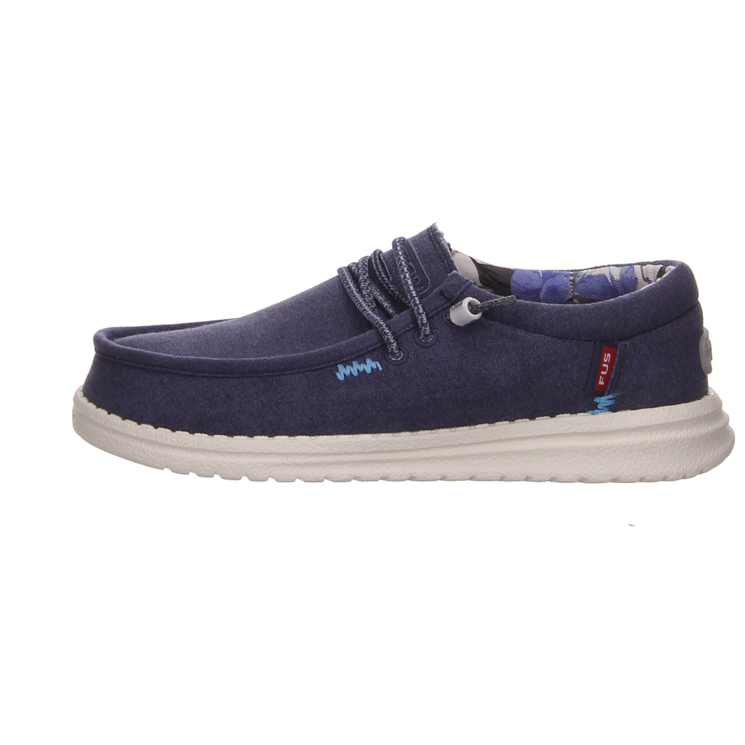 Fusion Slipper blau Fusion Schnürschuhe Emma navy