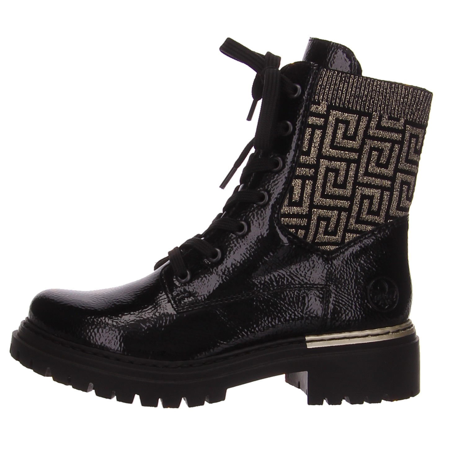 Rieker Boots schwarz Rieker Schnürschuhe 72607-00
