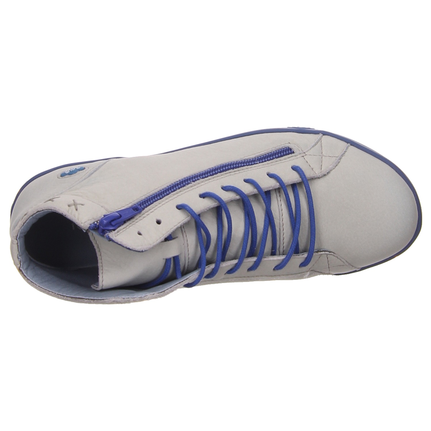 Cloud Schnürschuhe Aika Boot offwhtie/blue