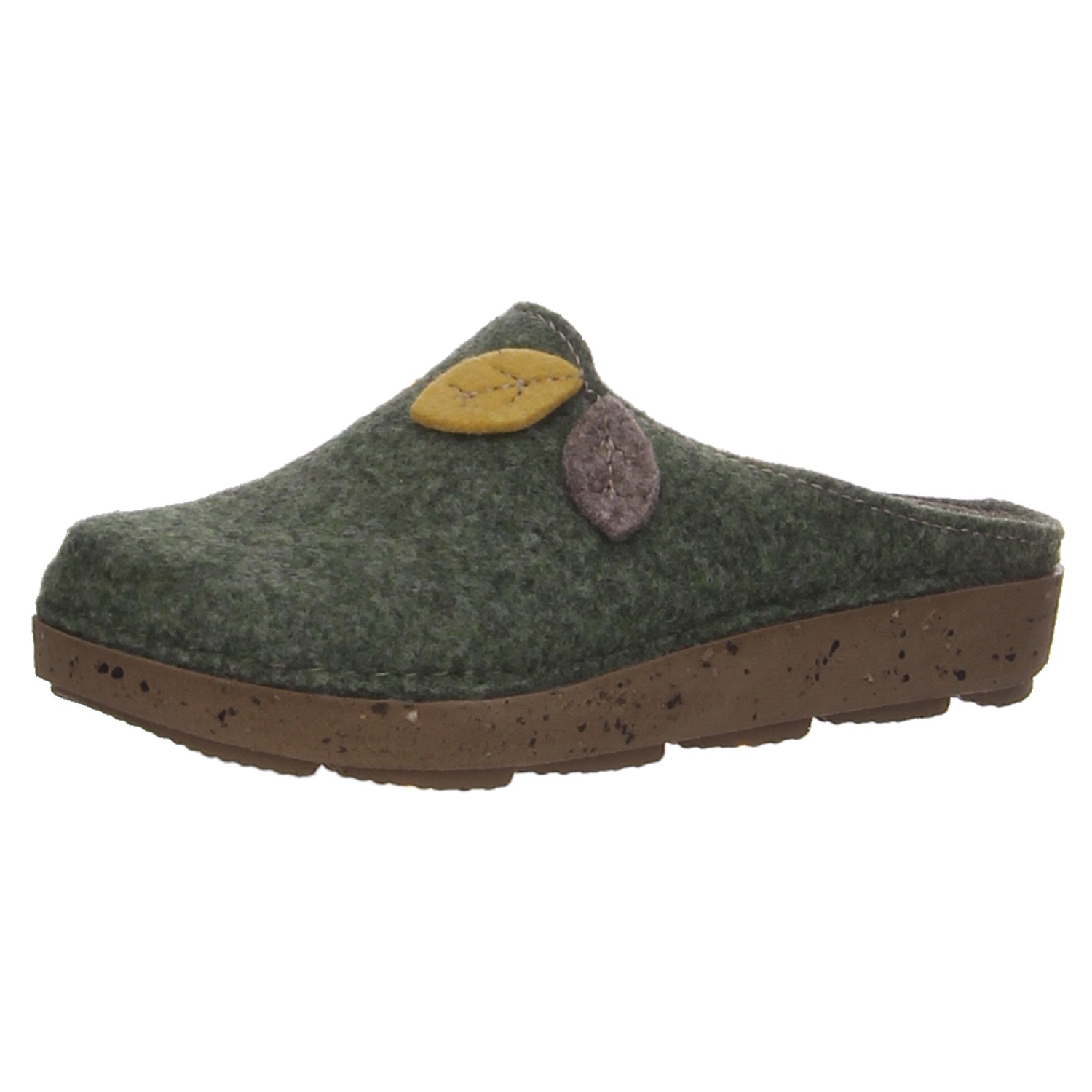 Fischer Pantoffeln grün Fischer Markenschuhe Pantoletten 646302 421