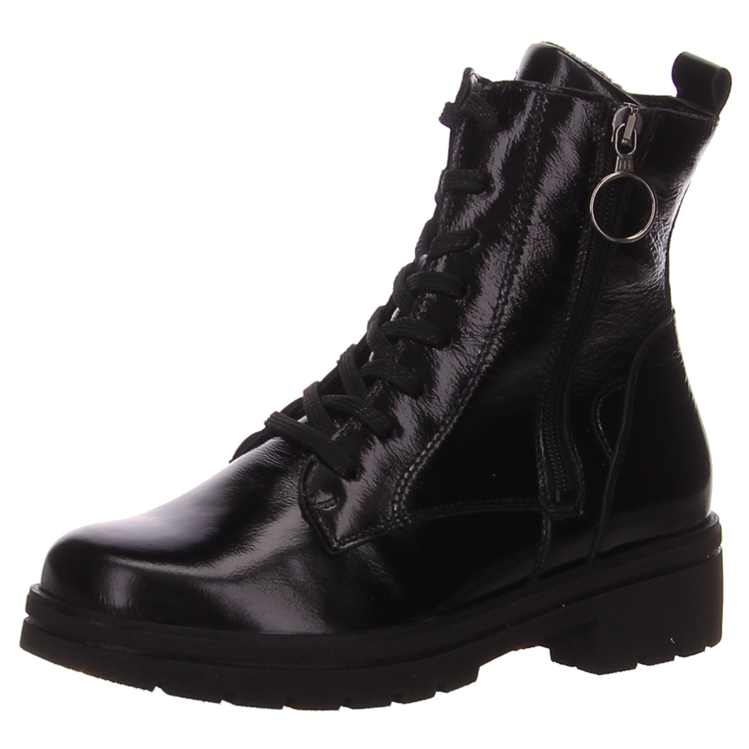 Waldläufer Knöchelschuh black Waldläufer Schnürstiefel 658803 143001