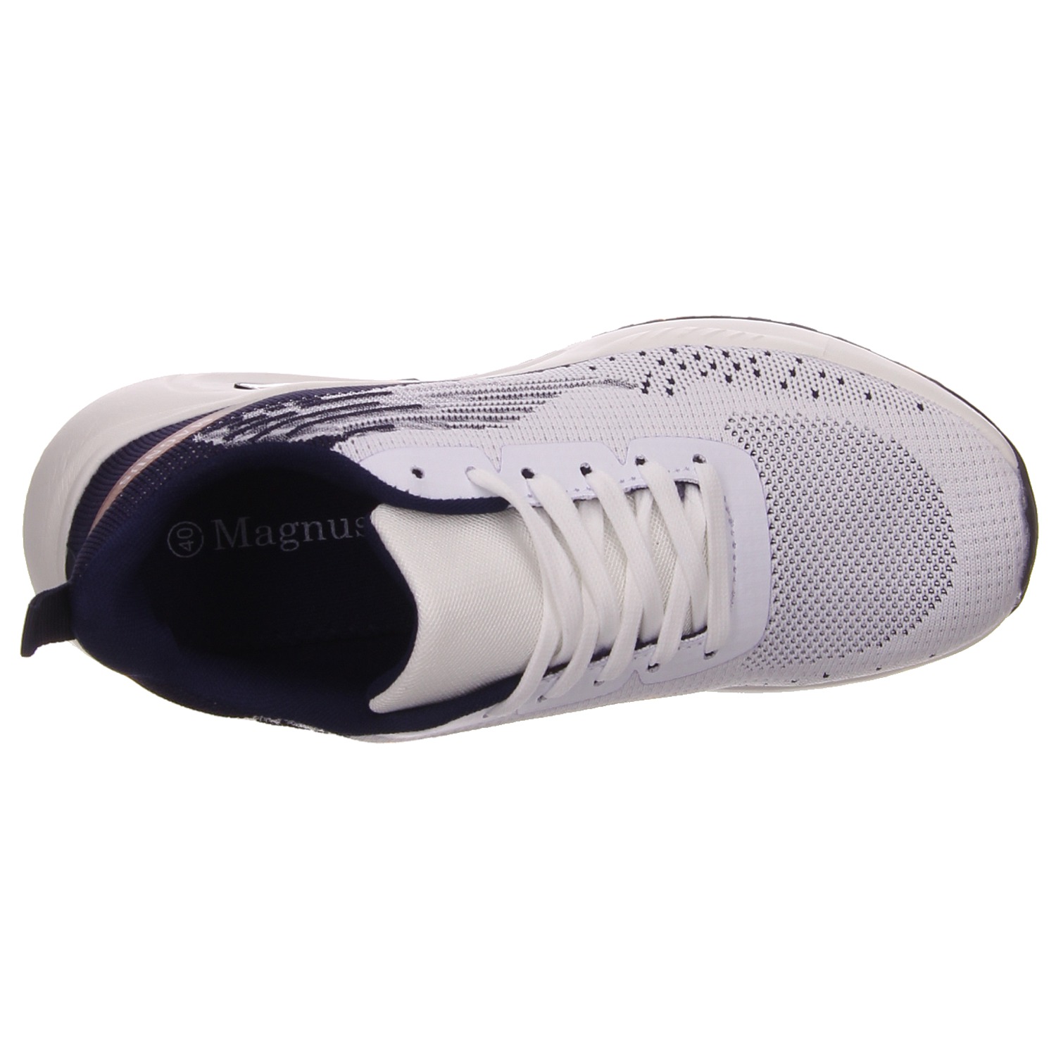 Scandi Schnürschuhe 371-0137 weiß/navy