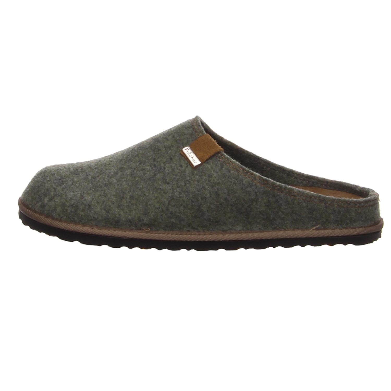 Fischer Pantoffeln grün Fischer Markenschuhe Pantoletten 0924 60