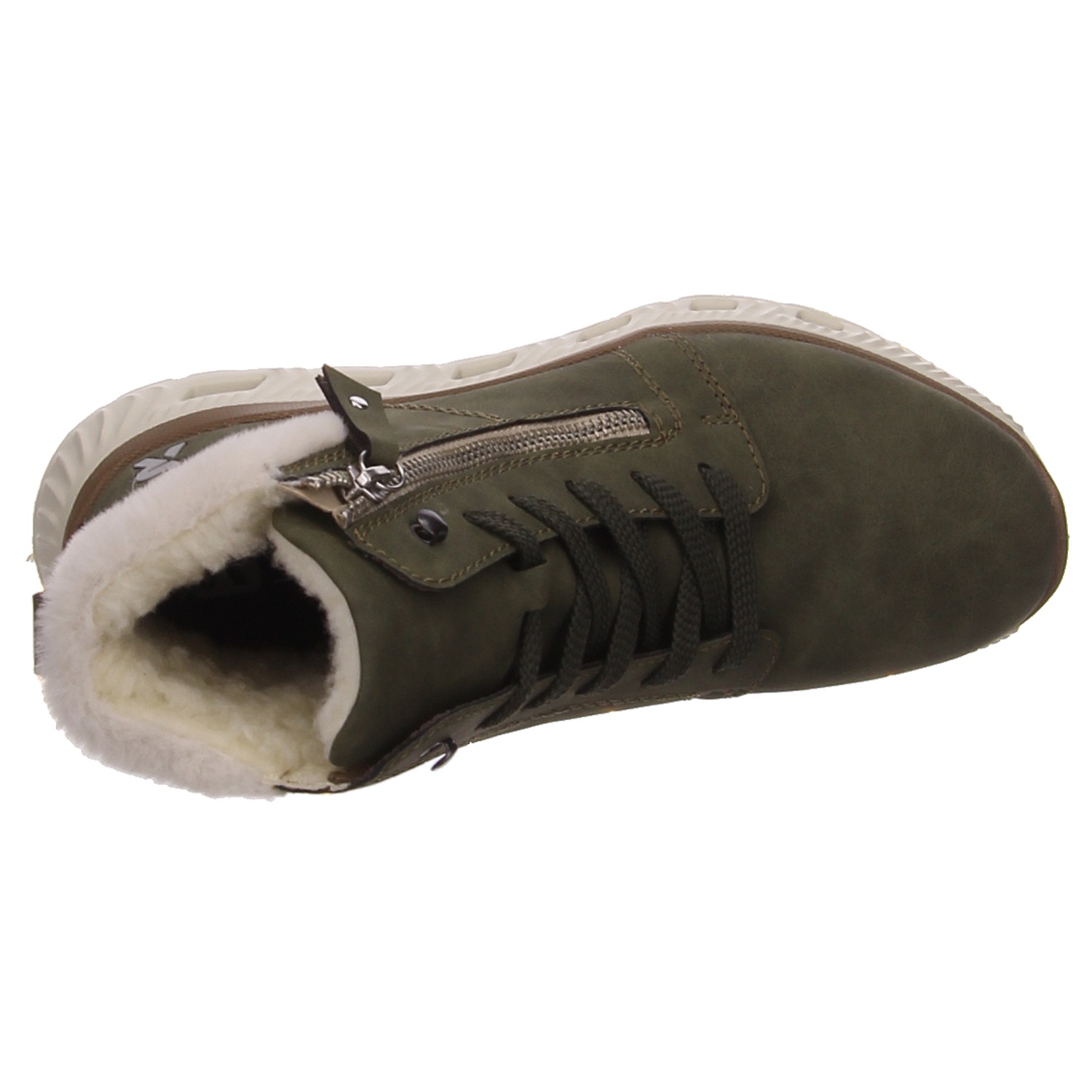 Rieker Knöchelschuh grün Rieker Schnürschuhe M6014-54