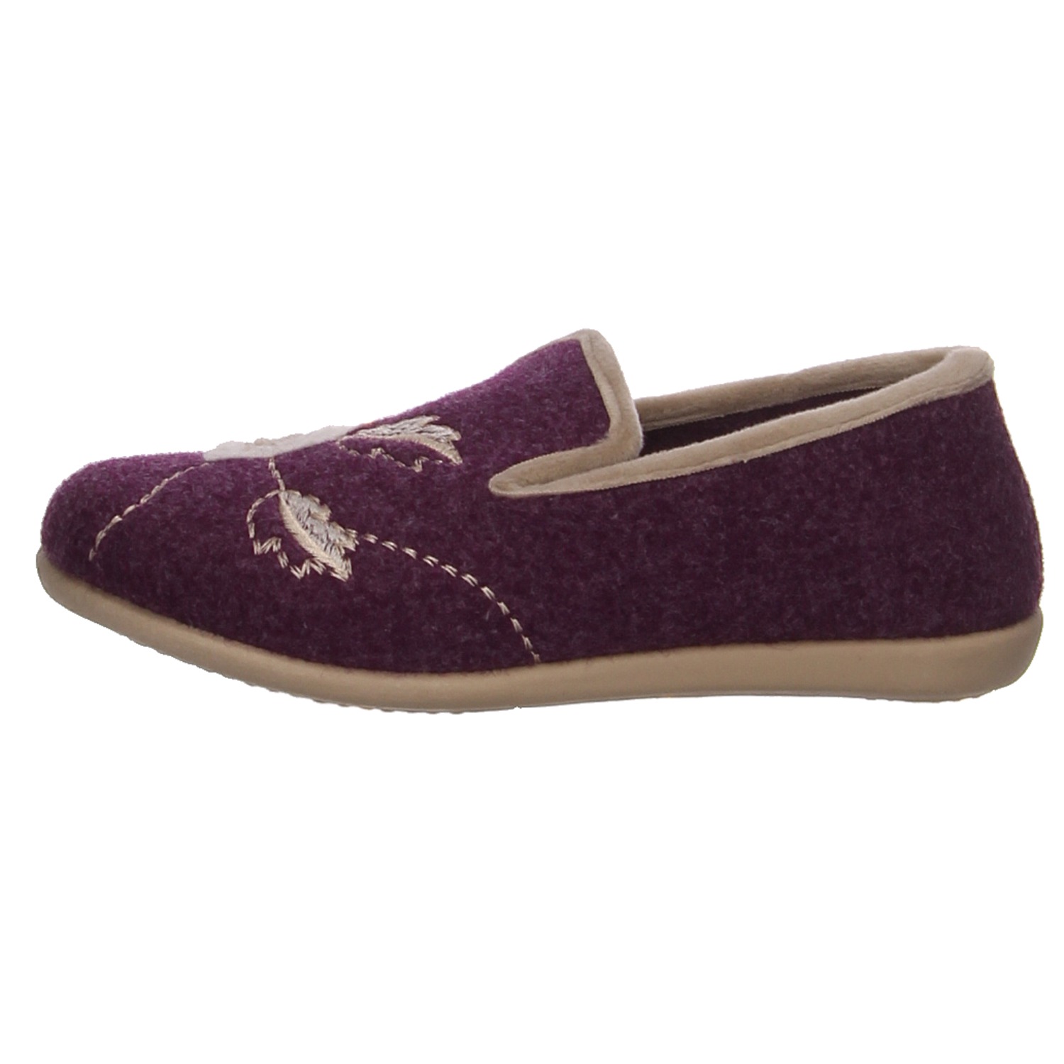 Becker Hausschuhe bordeaux Scandi Hausschuhe 219-0046 bordaeux