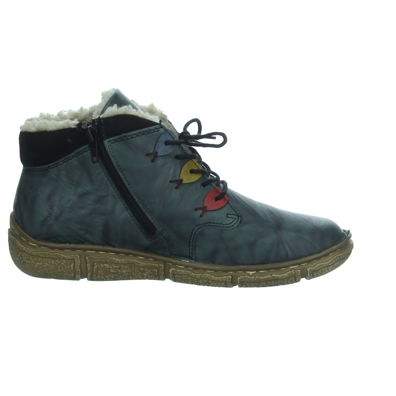 Rieker Knöchelschuh oliv Rieker Schnürschuhe Z3724-54